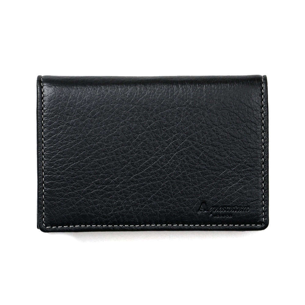 【アクアスキュータム】クロイドン 名刺入れ パス窓ベラ付き