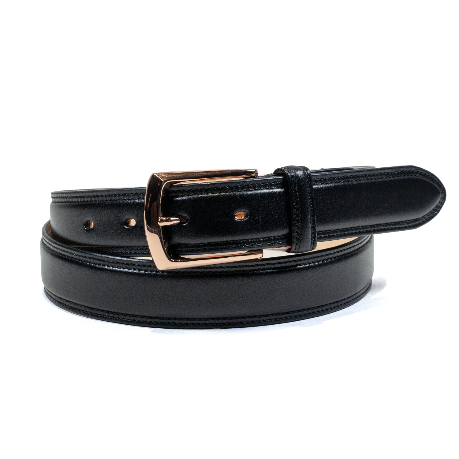 MIKADO【ミカド】ルガード ダブルステッチ ピンベルト ピンクゴールド