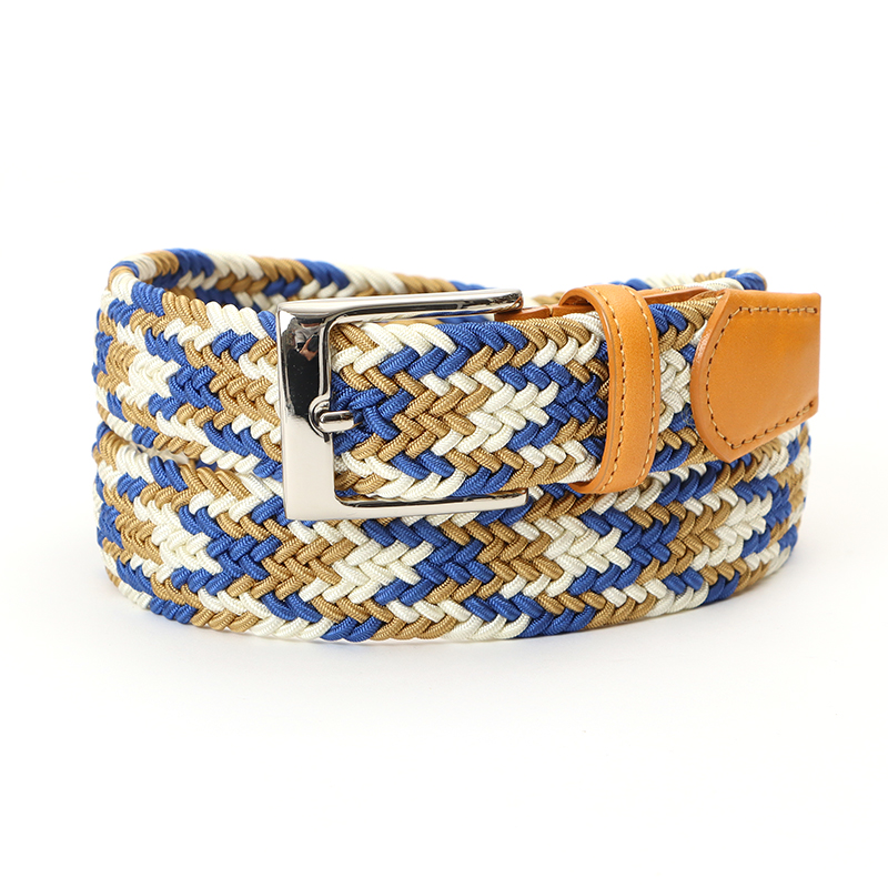 【ノストロアテュー】 伸縮ストレッチ イタリア ゴムメッシュ ベルト 3色 95cm