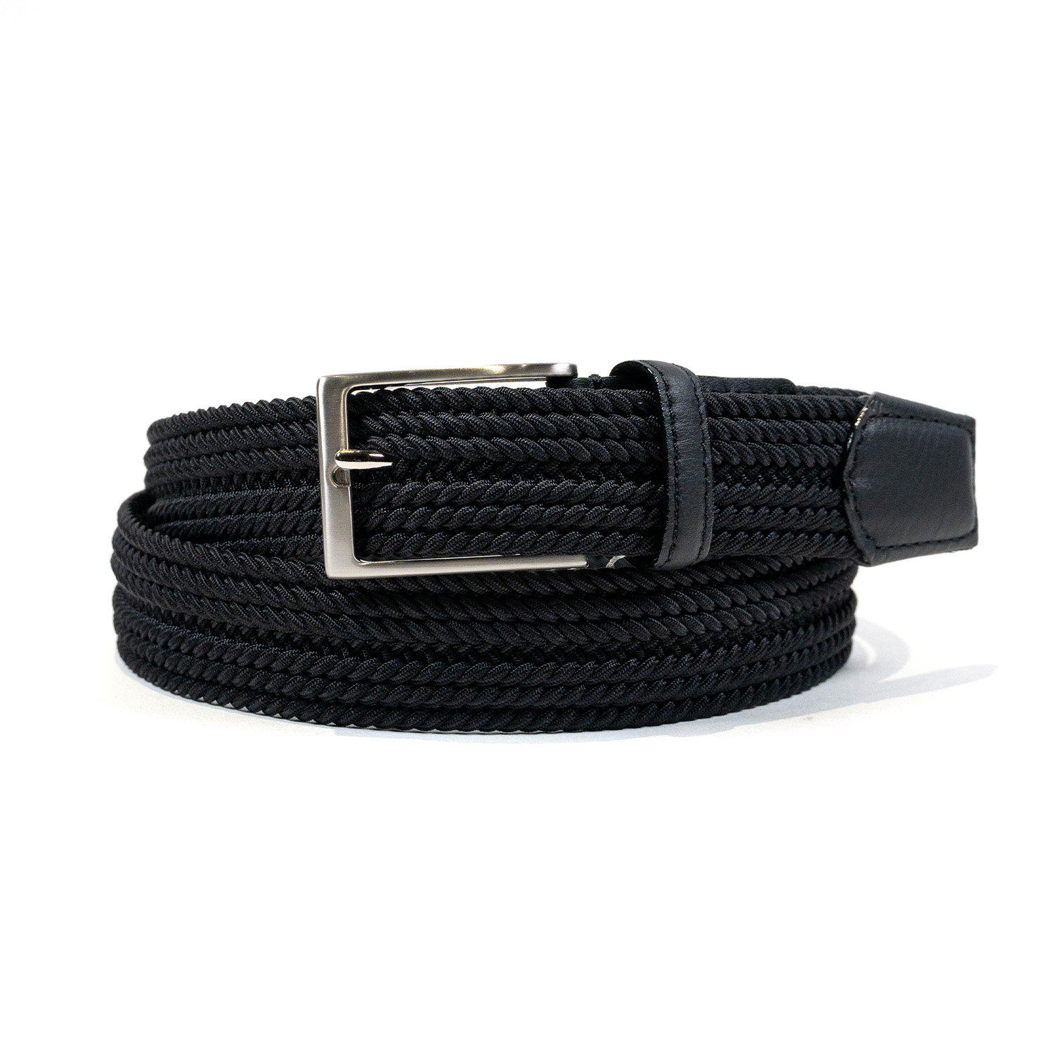 【ノストロアテュー】伸縮ストレッチ イタリア ゴムメッシュベルト 32mm