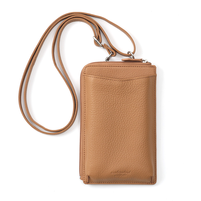 【ノストロアテュー】スマホショルダー|財布一体型