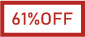 61％OFF