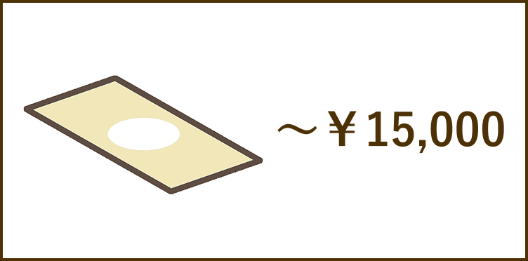 予算15000円以内